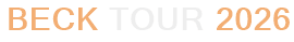 Beck Tour 2026